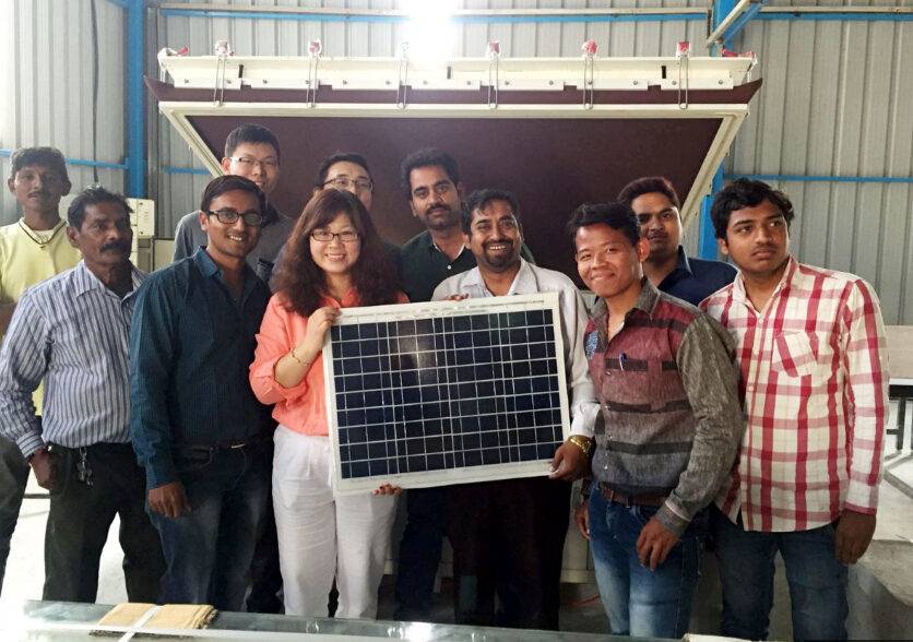 5MW solar panel production line factory  build in  India GIDC Waghodia Vadodara (AdityaKiran Solar)